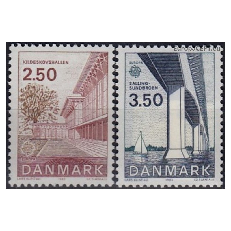 Denmark 1983. Great Works of the Humanity