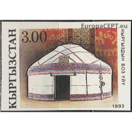Kyrgyzstan 1993. Traditional yurt