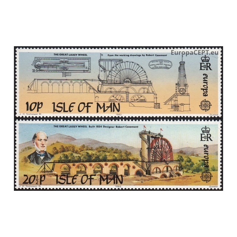 Isle of Man 1983. Great Works of the Humanity: Engineering
