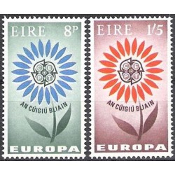 Airija 1964. CEPT: Stilizuota gėlė su 22 žiedlapiais