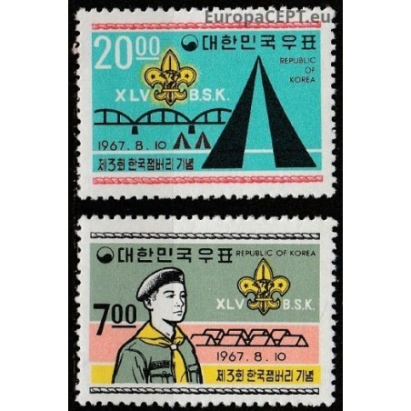 South Korea 1967. Scout Movement