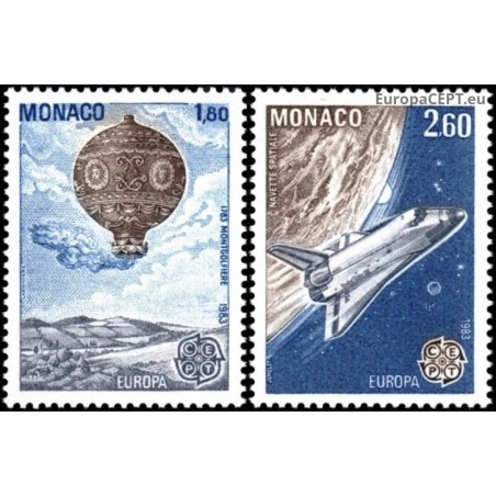 Monaco 1983. Great Works of the Humanity: Aviation