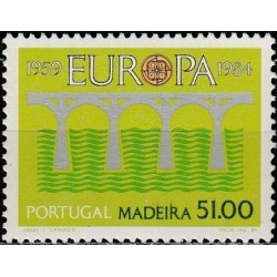 Madeira 1984. CEPT - 25-eri metai, Stilizuotas tiltas