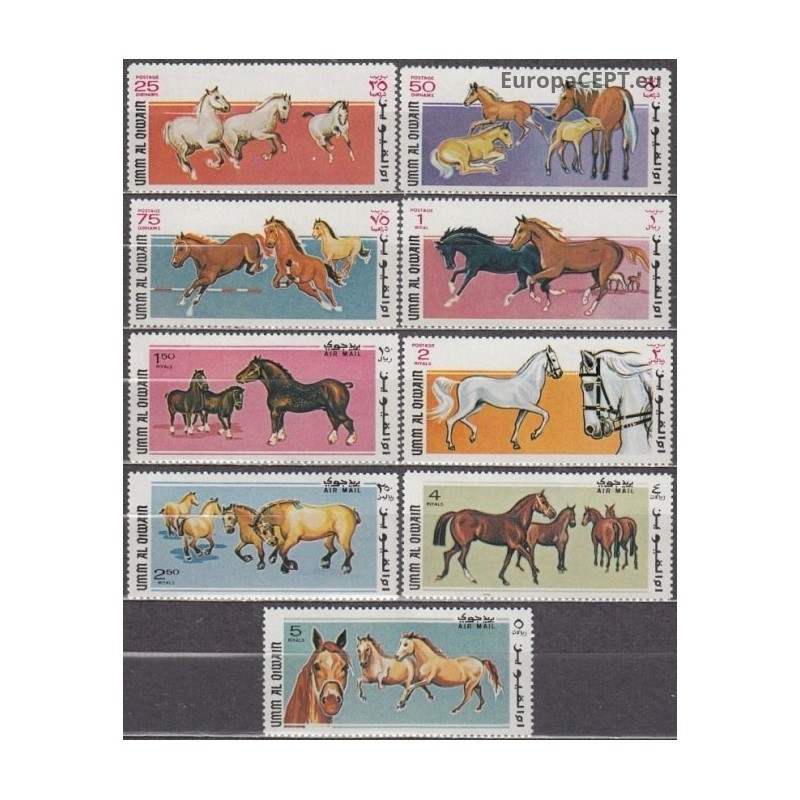 Umm al-Qiwain 1969. Horses