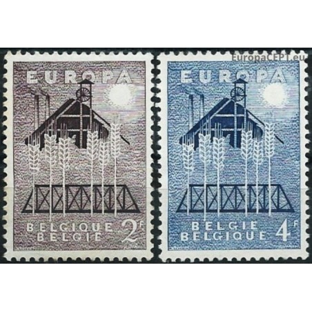Belgium 1957. Agriculture and Industry for Peace and Welfare