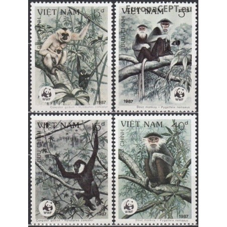 Vietnamas 1987. Beždžionės