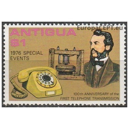 Antigua 1976. 100 years phone