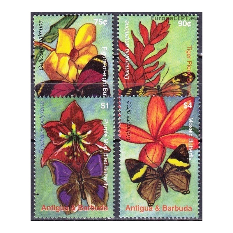 Antigua and Barbuda 2007. Butterflies