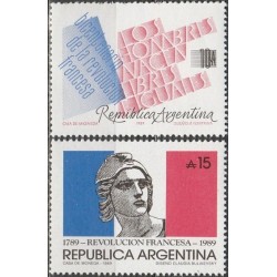 Argentina 1989. French Revolution anniversary