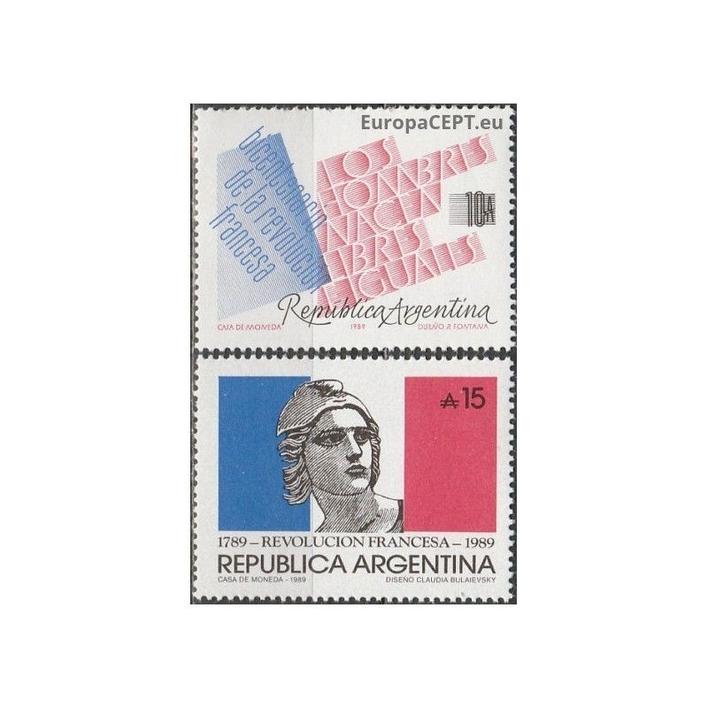 Argentina 1989. Prancūzijos Revoliucijos sukaktis