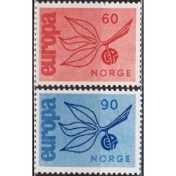Norway 1965. CEPT: 3 Leaves for Post, Telegraph and Telephone