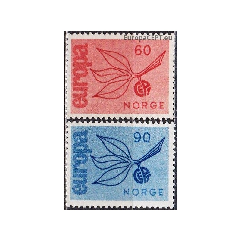 Norvegija 1965. CEPT: paštas, telegrafas ir telefonas kaip 3 lapeliai