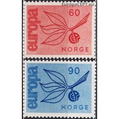 Norvegija 1965. CEPT: paštas, telegrafas ir telefonas kaip 3 lapeliai