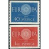 Švedija 1960. Stilizuotas pašto vežimo ratas su 19 stipinų