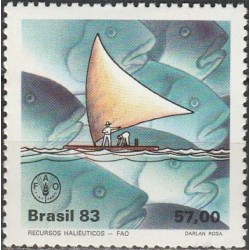 Brazilija 1983. Žvejyba, žuvys