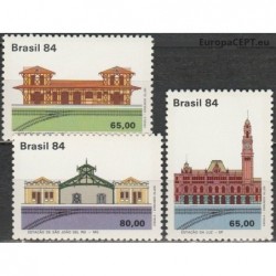 Brazil 1984. Railway stations