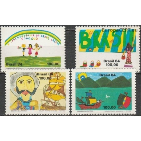 Brazilija 1984. Vaikų piešiniai, tėvo savaitė