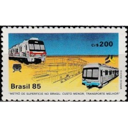 Brazil 1985. High-speed trains