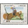 Brazil 1988. Gaucho on horse