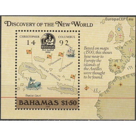 Bahamas 1988. Discovery of the New World