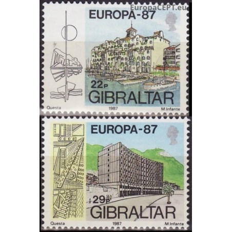 Gibraltar 1987. Modern Architecture
