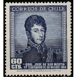 Chile 1951. General Jose de San Martin