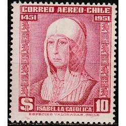 Chile 1952. Queen Isabella...