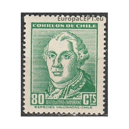 Chile 1953. Mateo de Toro Zambrano, Roayal Governor of Chile