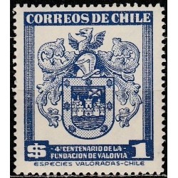Čilė 1953. Valdivijos herbas