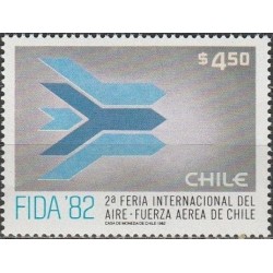 Chile 1982. Aviation fair