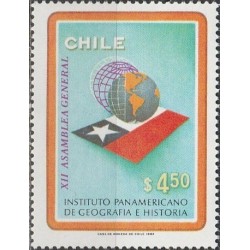 Chile 1982. Conference on American history and geography