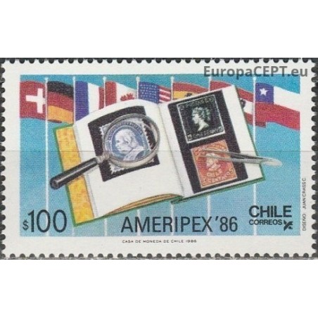 Chile 1986. Philatelic exhibition AMERIPEX