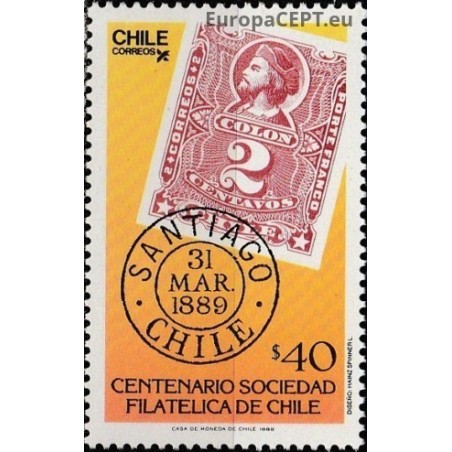 Chile 1988. Centenary philatelic society