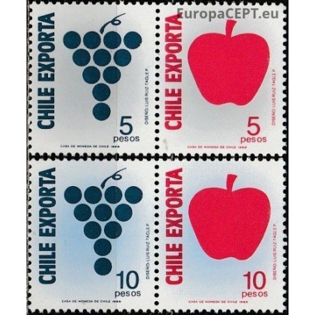 Chile 1989. Fruits and berries (exports)
