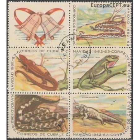 Carribean 1962. Scaled reptiles