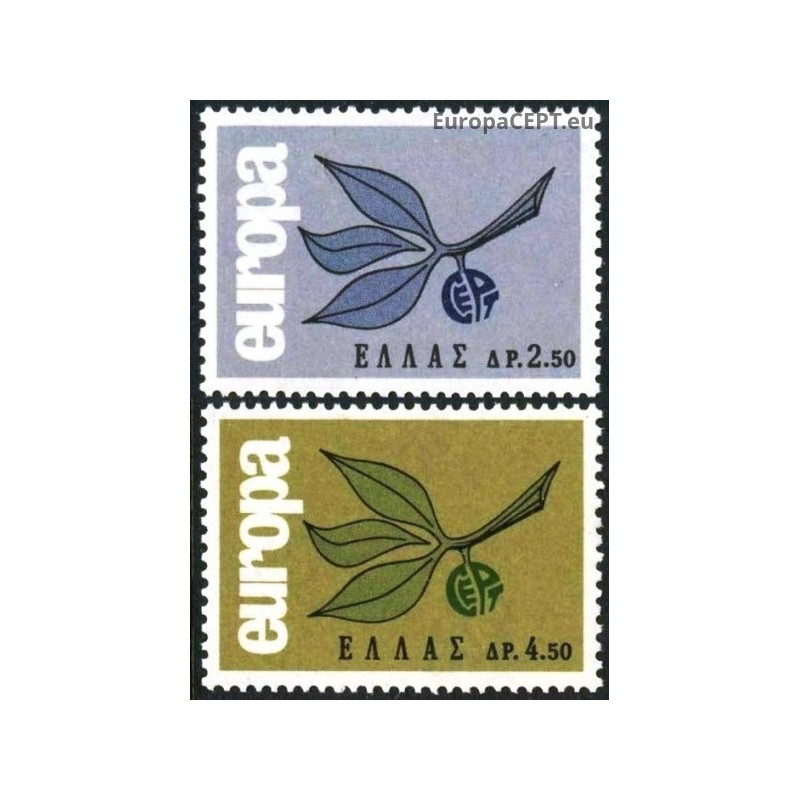 Greece 1965. CEPT: 3 Leaves for Post, Telegraph and Telephone