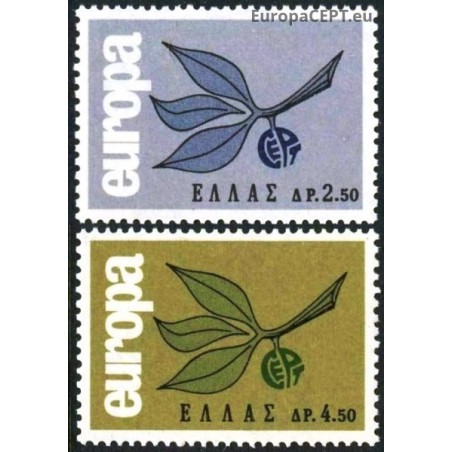 Greece 1965. CEPT: 3 Leaves for Post, Telegraph and Telephone