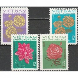North Vietnam 1974. Flowers