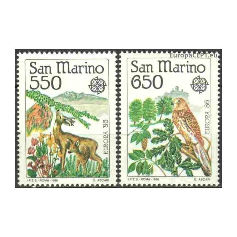 San Marino 1986. Nature Conservation