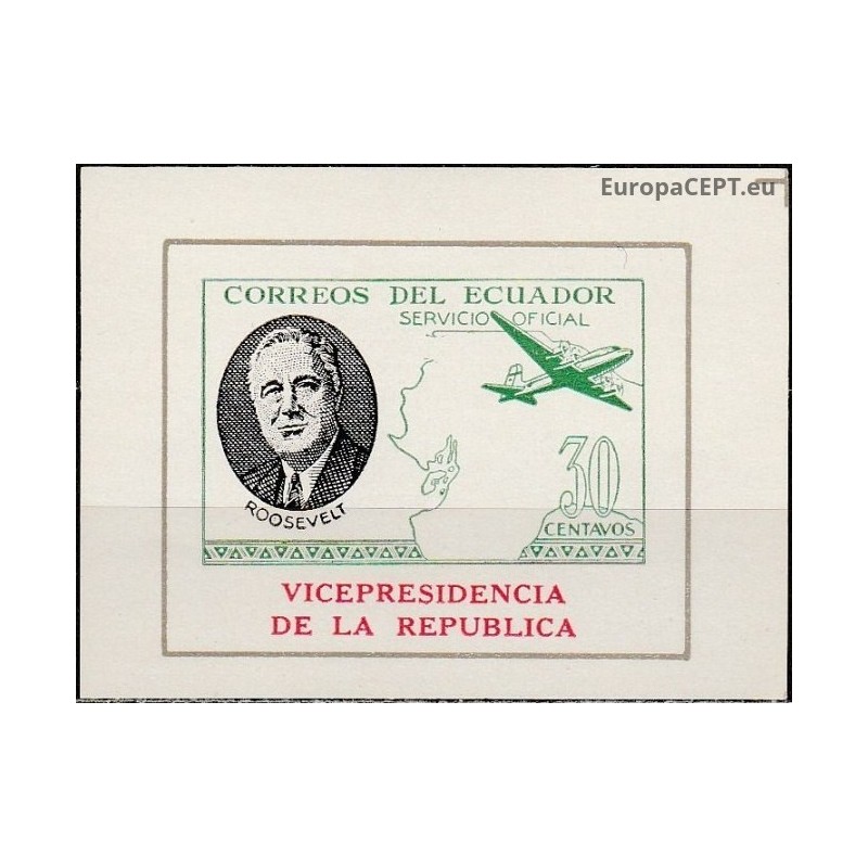 Ekvadoras 1949. Franklinas Ruzveltas (32-asis JAV prezidentas)