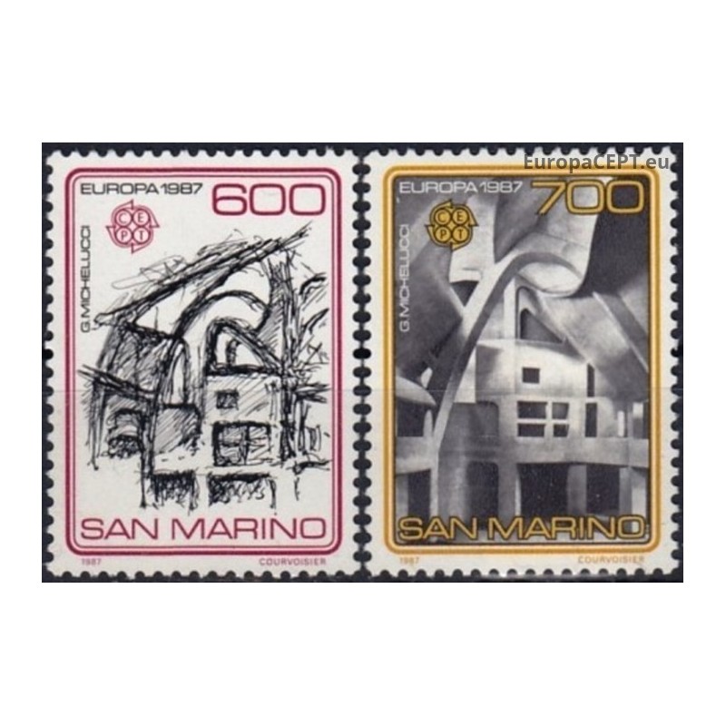 San Marino 1987. Modern Architecture