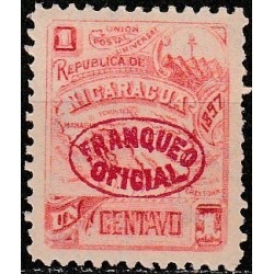 Nicaragua 1897. Postage revenue stamp (watermarked)