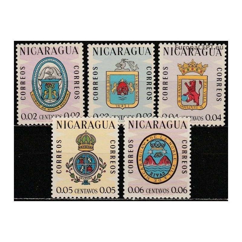 Nikaragva 1962. Herbai