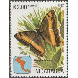 Nicaragua 1982. Butterfly