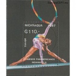 Nikaragva 1987. Amerikos žaidynės (gimnastika)
