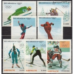 Nicaragua 1990. Winter Olympic Games Albertville