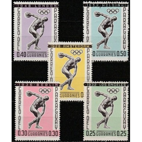 Paraguay 1962. Summer Olympic games