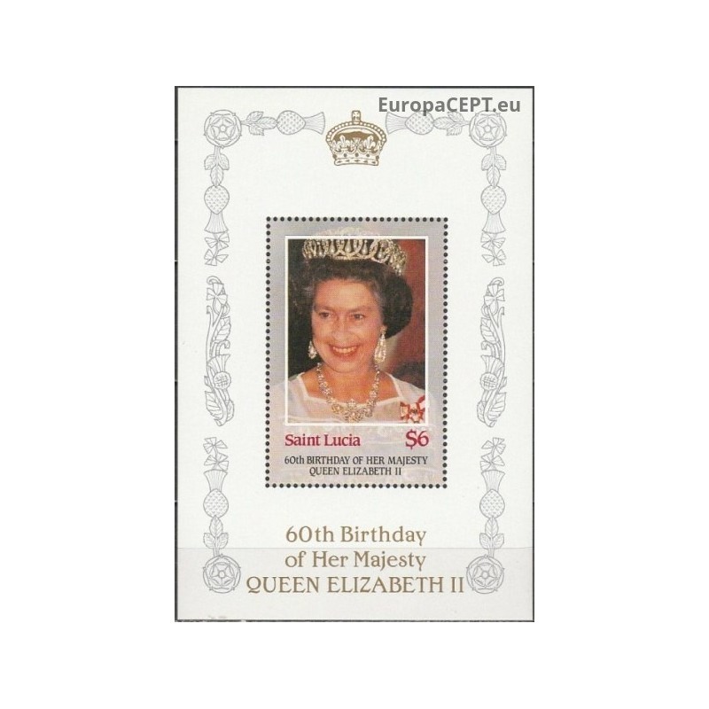St.Lucia 1986. Queen Elisabeth II