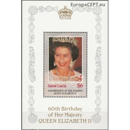 St.Lucia 1986. Queen Elisabeth II