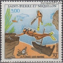Saint-Pierre and Miquelon 1993. Spearfishing